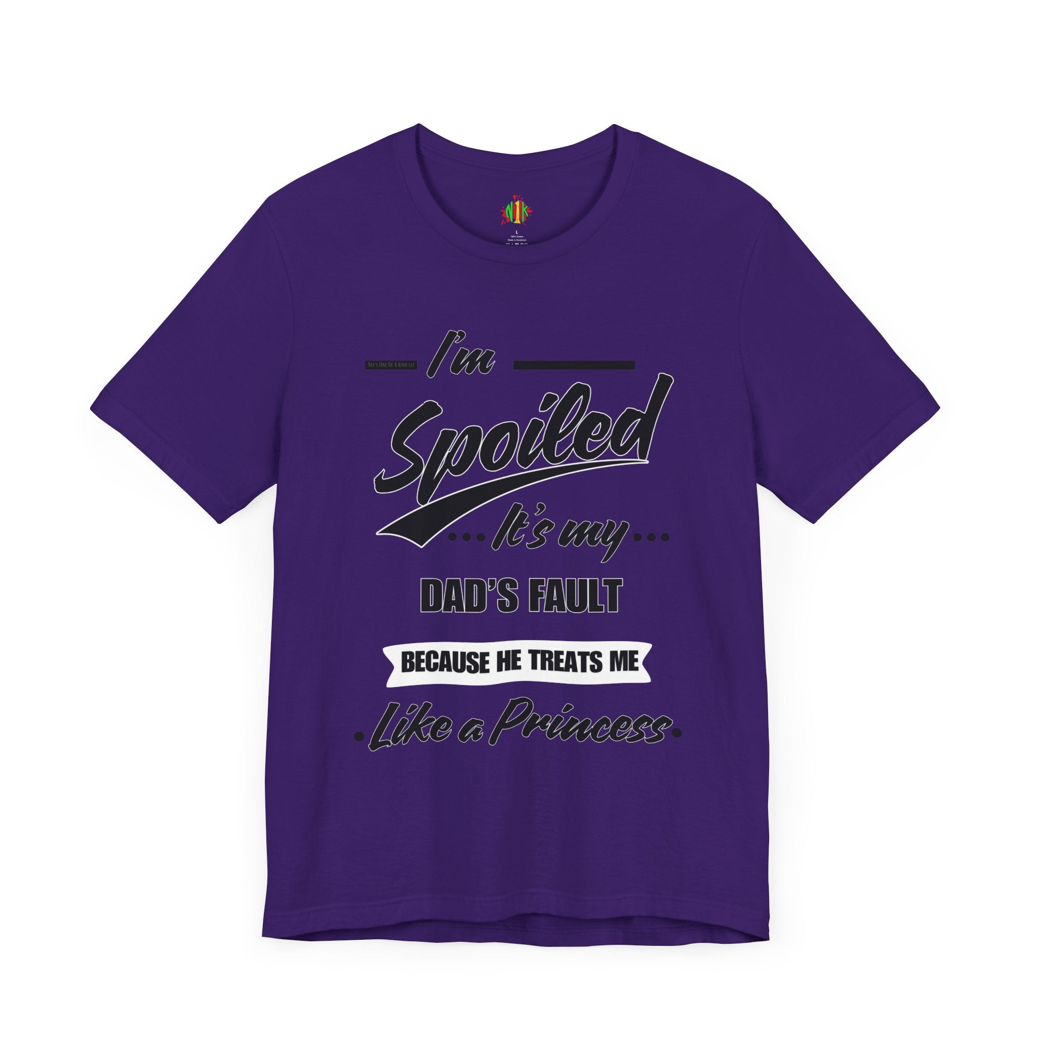 Spoiled Princess T-Shirt - Perfect Gift for Dads, Birthday and Celebration